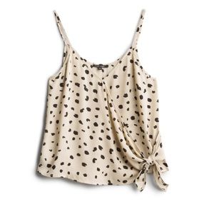 papermoon conway faux wrap blouse